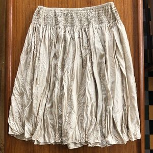 New York & Co. 100% Silk Crinkle Skirt